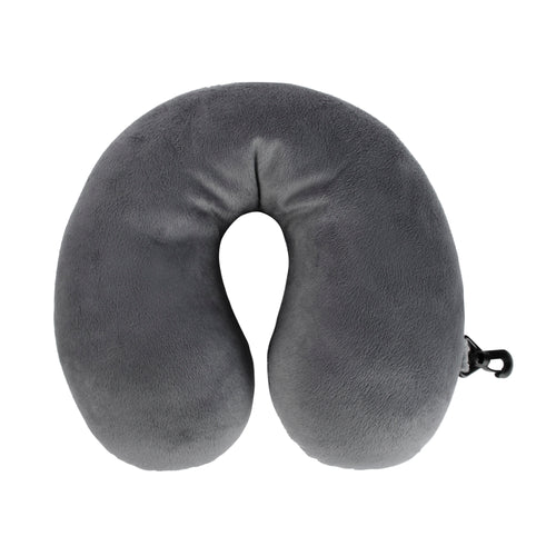 Maple Leaf Plush Travel Pillow Grey