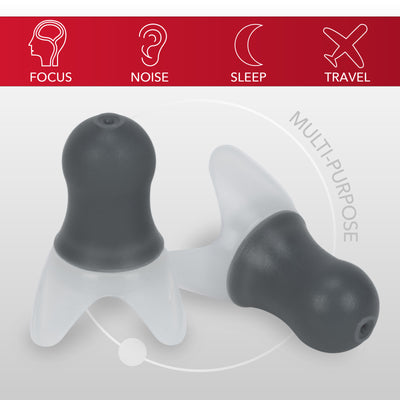 Pressure Reducing Ear Plugs with Storage Case