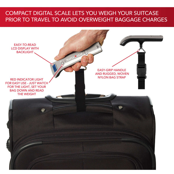 Maple Leaf Digital Luggage Scale – Maple Leaf Travel