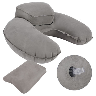 Maple Leaf Double Comfort Travel Pillow Grey