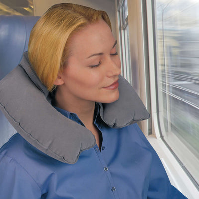 Maple Leaf Double Comfort Travel Pillow Grey