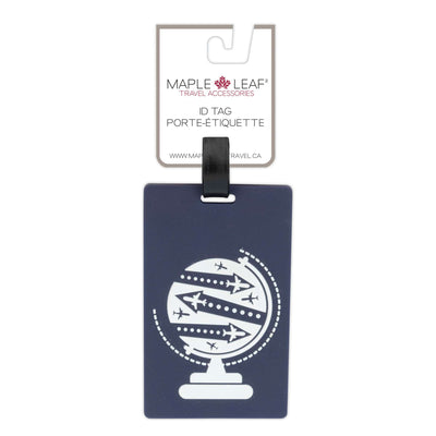 Maple Leaf Novelty Fun Id Tag Navy