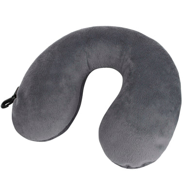 Maple Leaf Plush Travel Pillow Grey