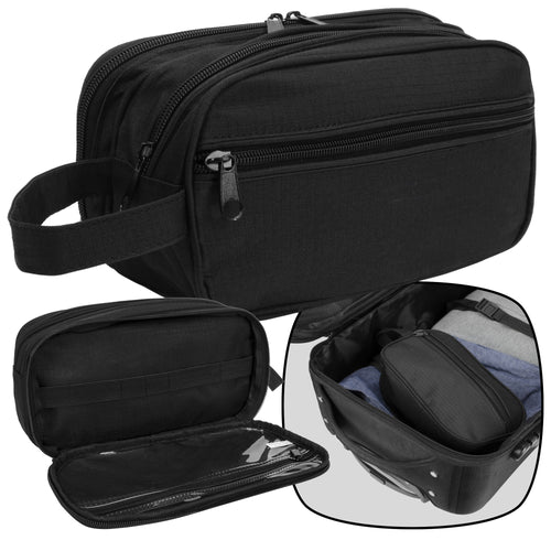 Maple Leaf Toiletry Kit Black