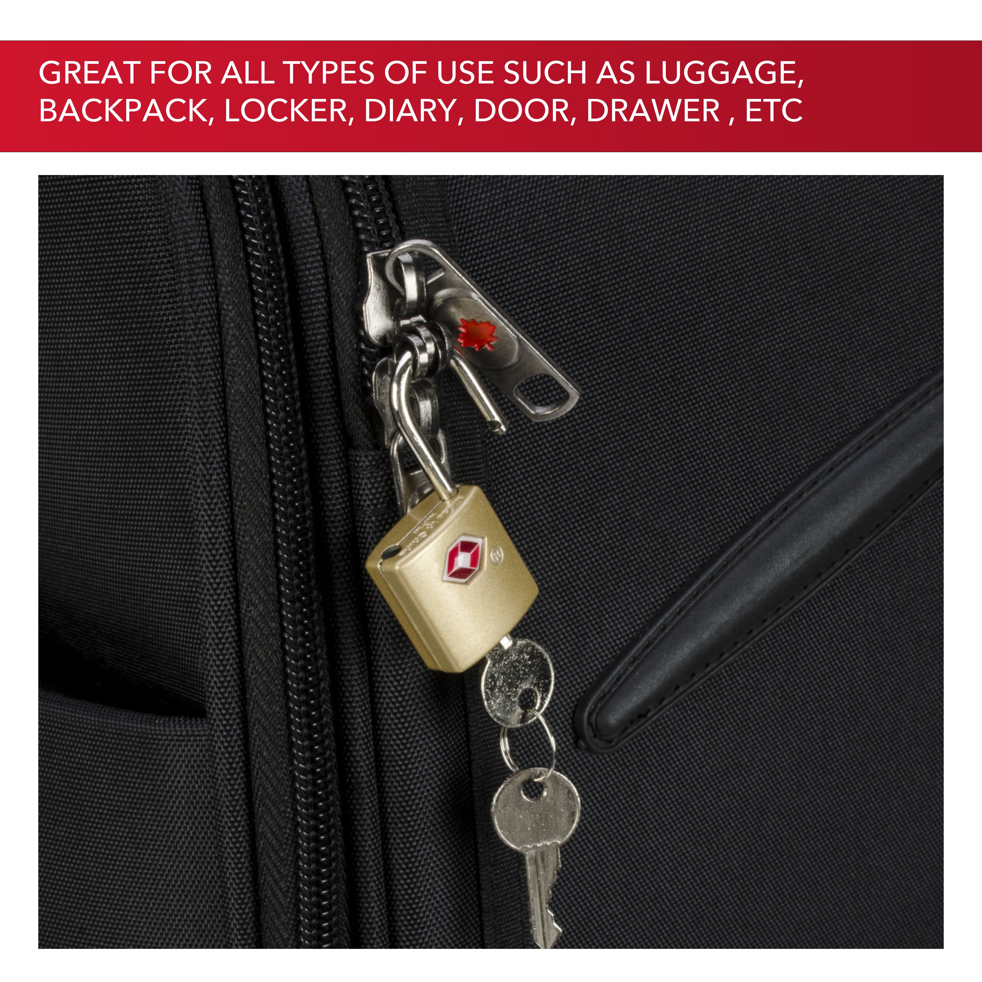 Maple Leaf Travel Sentry Key Locks (Set Of 2)