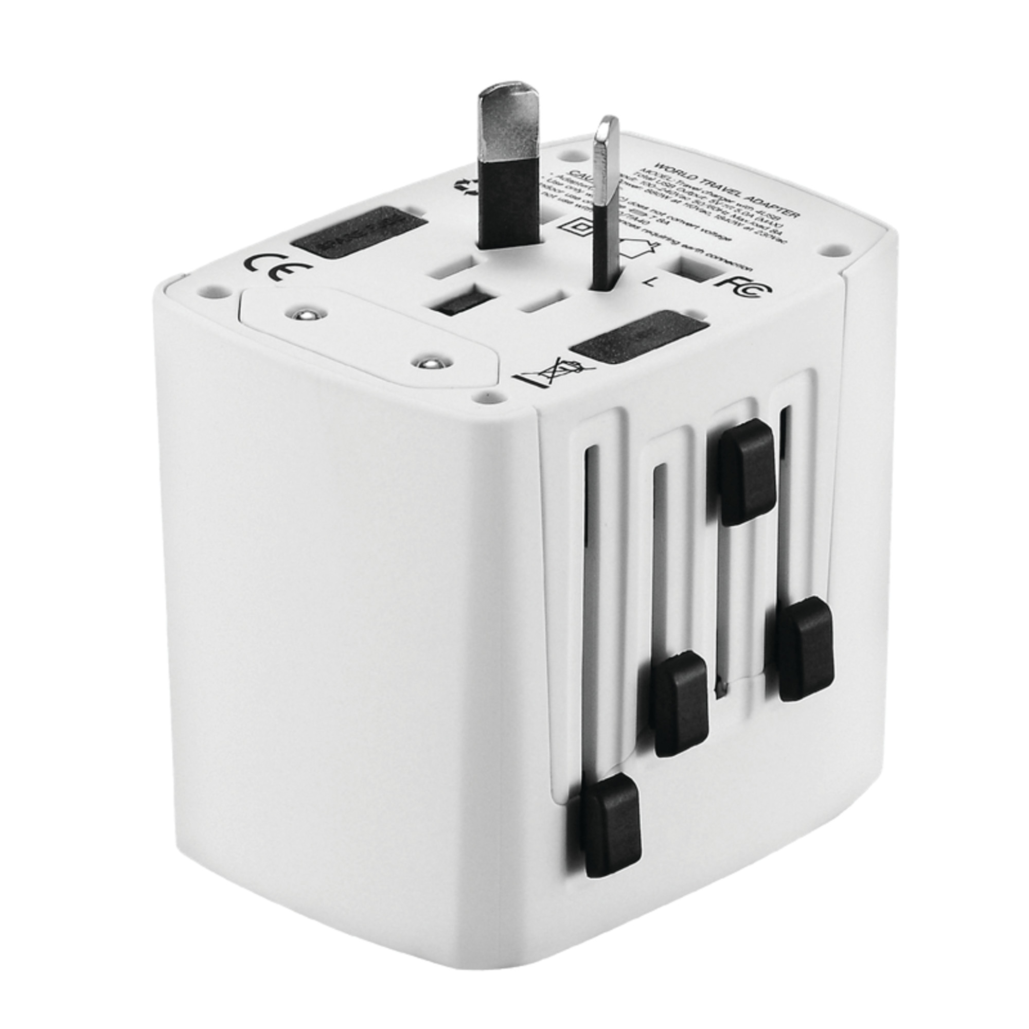 Maple Leaf Universal Travel Adaptor With 4 Usb Ports – Maple Leaf Travel