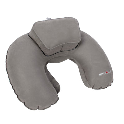 Maple Leaf Double Comfort Travel Pillow Grey