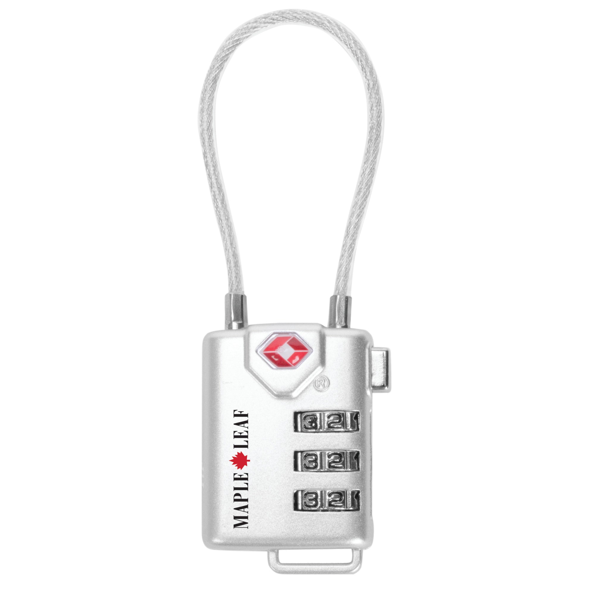 Maple Leaf Easy Locking Flex Cable 3 Dial Combination Lock – Maple Leaf ...